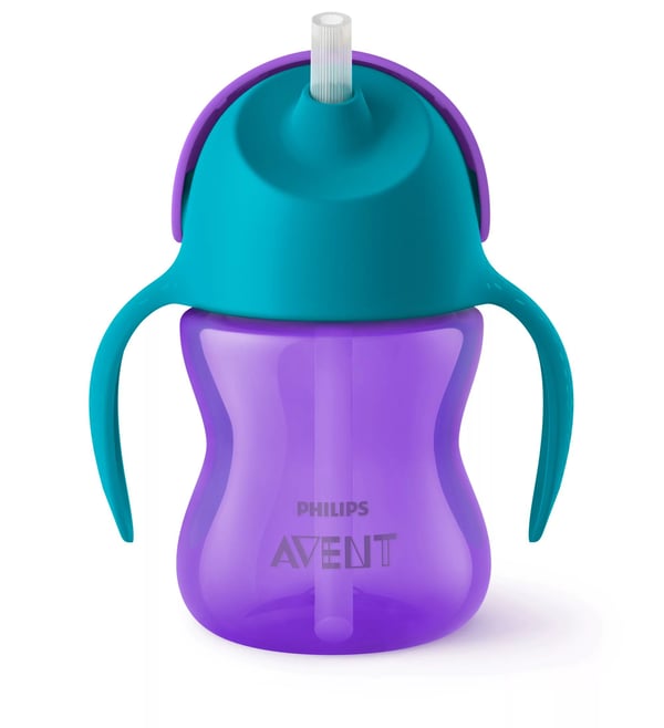 Philips Avent SCF796/02 sugrörsmugg 200 ml, lila