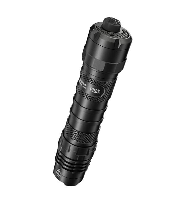 Nitecore P10iX, Käsikokoinen taskulamppu, Musta, Alumiini, Painikkeet, 2 m, 1 m