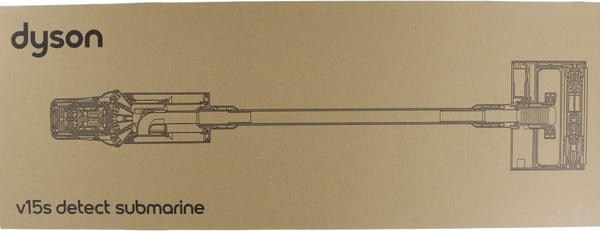 Dyson V15s Detect Submarine - Støvsuger - pinne/håndholdt (2-i-1) - uten pose - uten kabel inkludert lader