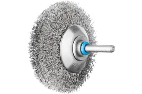PFERD Bevel brushes crimped INOX-TOTAL, shank-mounted, Stål