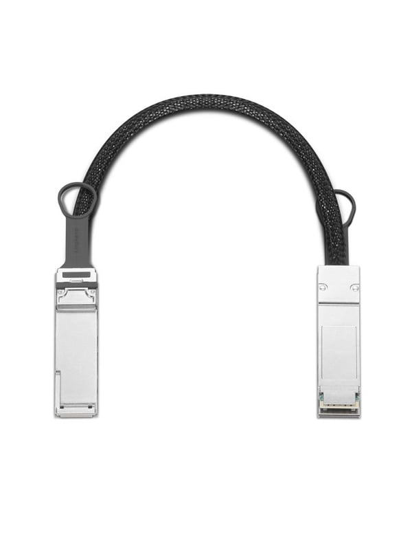 Lenovo 4X91U42988 fiberoptisk QSFP-kabel, 200GBase QSFP til QSFP, 0,4 m