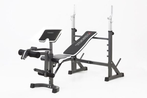 Toorx WBX-90, Justerbar treningsbenk, 240 kg, Gym, Hjem, 120 kg, Stål, Sort