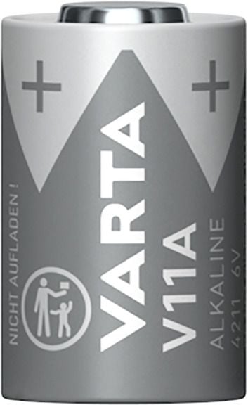 Varta V11A, Kertakäyttöinen akku, Alkali, 6 V, 1 kpl, 38 mAh, Sininen, Hopea