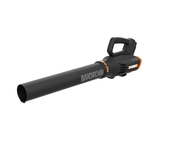 WORX WG547E.9 Handheld blower - *Without charger and battery* - 120 km/t, Sort, Orange, Blæse, 20 V, Lithium-Ion (Li-Ion) - Uden batteri og oplader...