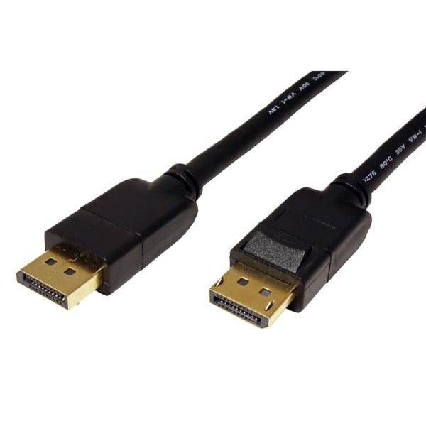 ROLINE 11.04.5798, 1,5 m, DisplayPort, DisplayPort, Hankjønn, Hankjønn, 7680 x 4320 piksler