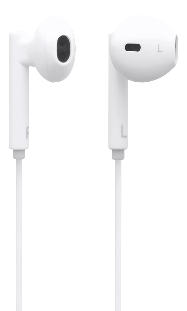 Streetz HL-390, Koblet med ledninger (ikke trådløs), 20 - 20000 Hz, Samtaler/musikk, 10 g, Hodetelefoner, Hvit