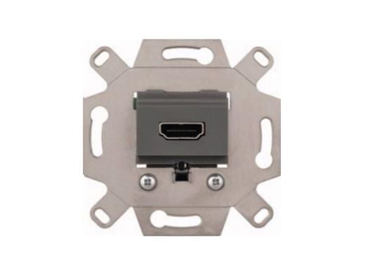 Merten MEG4583-0000, HDMI, Harmaa, 1 kpl