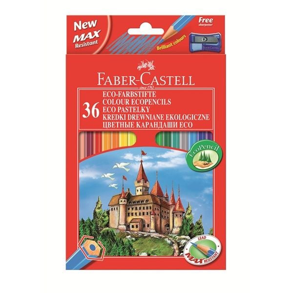 Faber-Castell CASTLE - Fargeblyant - permanent - strålende farger (en pakke 36)