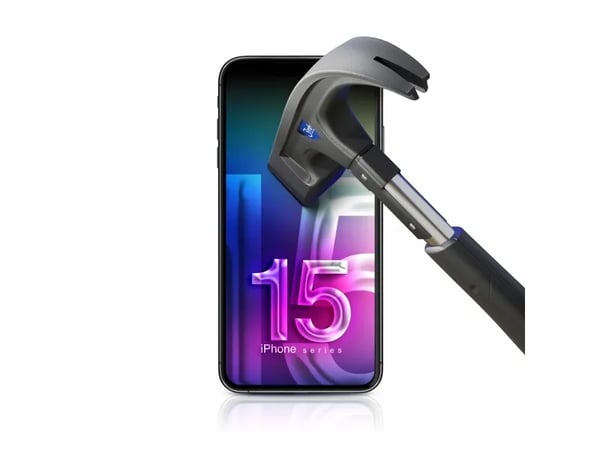 3MK HardGlass Max Lite, iPhone 15, 1 kpl