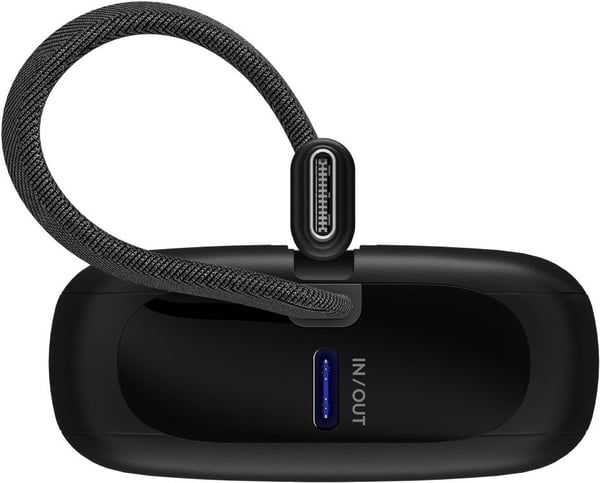 10 000 mAh:n tehopankki integroidulla USB-C™-kaapelilla