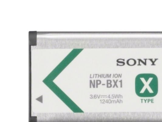 Sony NP BX1 -kamerakku, Li-Ion 1240 mAh, Action Cam-HDR-AS30-, Cyber-shot DSC-H300-, H400-, HX400-, HX60-malleihin, RX100, WX350 (NPBX1.CE)