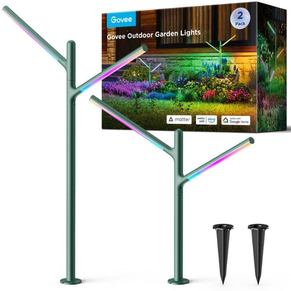 Govee H7086 RGBICWW hagelys | LED hagelys | RGBWW, 1100 Lm, 2,4 GHz Wi-Fi + Bluetooth, IP66
