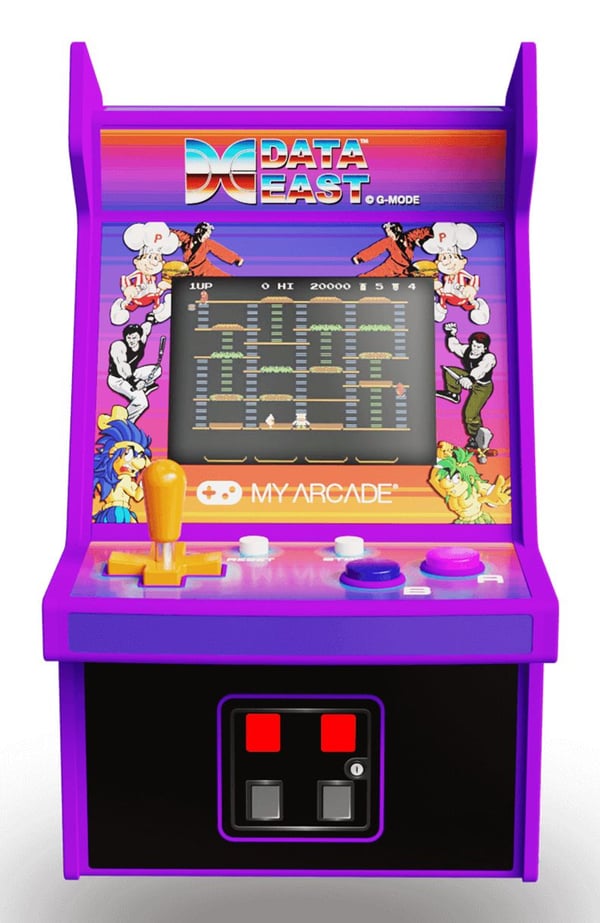 My Arcade Data East, Flerfarget, 6,98 cm (2.75"), USB Type-C, USB/batteri, AA, Alkalinsk