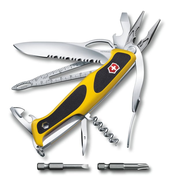 Victorinox 0.9798.MWC8 Rangergrip Boatsman linkkuveitsi, keltainen/musta