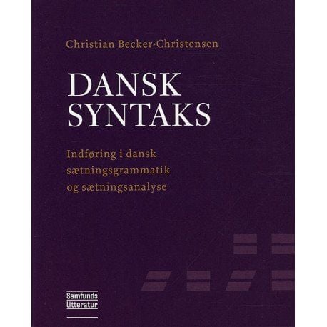 Dansk syntaks | Christian Becker-Christensen | Språk: Dansk