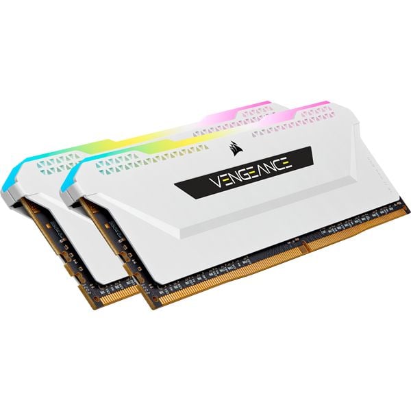 CORSAIR Vengeance RGB PRO SL RAM-minne 16 GB DDR4 3200 MHz 2 x 8 GB, vit