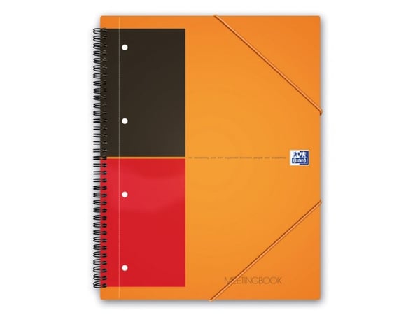 Notesbog Oxford International Meetingbook, A4+, linjeret