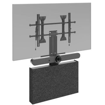 Chief Fusion - Monteringssats (kamerafäste, storage compartment, rack rail kit) - för LCD-display - väggmonterbar - TAA-kompatibel - för Chief Disp...
