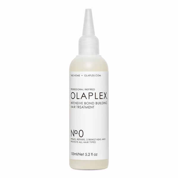 Olaplex No. 0 Intensive Bond Builder, Hårforsterkende middel, 155 ml, Kvinner, Alt hår, Skadet hår, Gjenoppbyggende, Styrkende, Flaske
