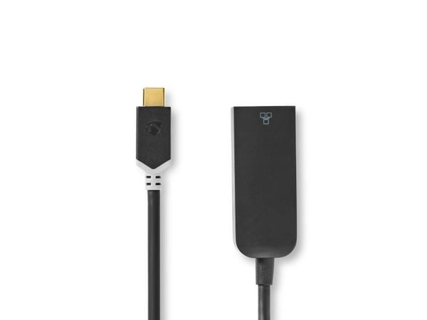 Nedis CCBW64952AT02 - Nettverksadapter - USB-C 3.1 - Gigabit Ethernet x 1 - antrasitt