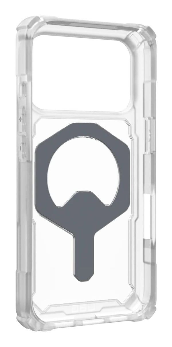 Urban Armor Gear 114527114G36, Mobilskal, Apple, iPhone 17 Pro, 16 cm (6.3"), Titan, Transparent