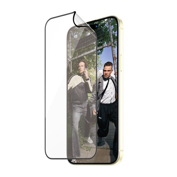 PanzerGlass™ | Ultra-Wide Fit - Skjermbeskyttelse for mobiltelefon - Matrix Protection | Apple iPhone 15 Plus