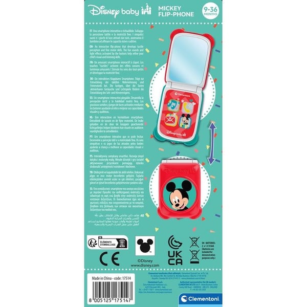 Clementoni Mickey Flip Phone