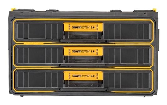 DeWALT TOUGHSYSTEM 2.0 - Verktygslåda - 3 lådor - ABS-plast