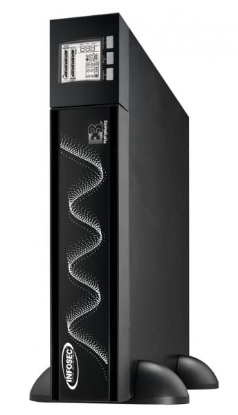 Infosec E3 Performance 800 RT, Dobbeltkonvertering (Online), 0,8 kVA, 720 W, Sinus, 81 V, 290 V