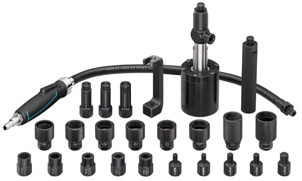 Hazet 9098/24 trykkluftdrevet pinneuttrekkersett