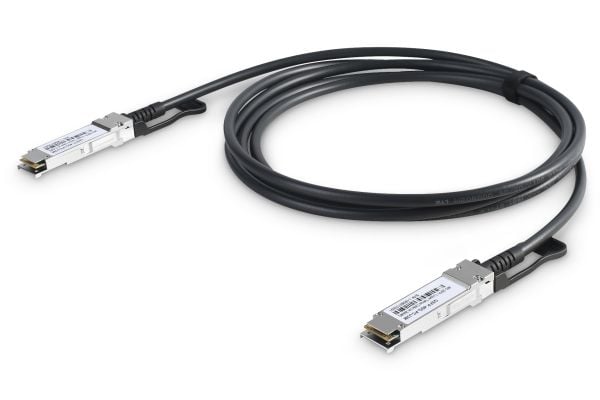 DIGITUS - 40GBase direct attach kaapeli - QSFP+ QSFP+:sta QSFP+:aan - 1 m. - valokuitu - IEEE P802.3ba