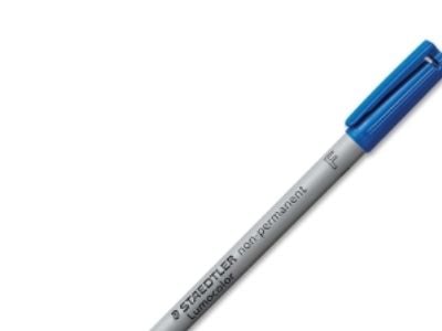STAEDTLER Lumocolor 316 - Markør - ikke-permanent - blå - vannbasert blekk - 0.6 mm - fin