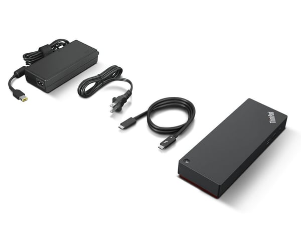 Lenovo ThinkPad Universal Thunderbolt 4 Dock - Dokkingstasjon - Thunderbolt 4 - HDMI, 2 x DP - 1GbE - 135 watt - Italia, Chile - for ThinkPad E14 G...