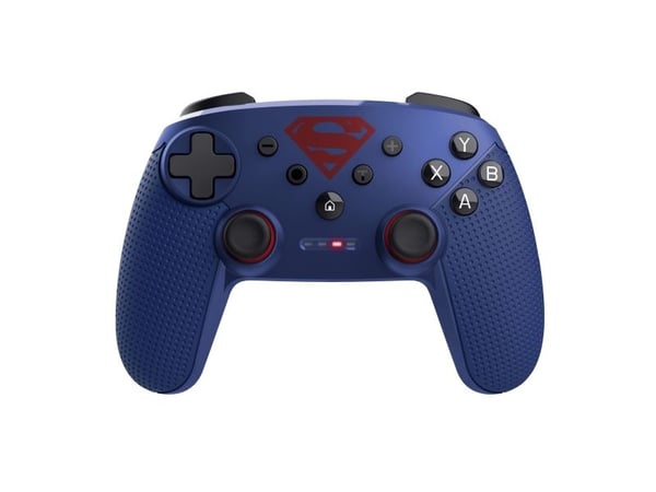 Trust GXT 542SM Muta - Superman - håndkonsoll - 15 knapper - trådløs - 2.4 GHz/Bluetooth - blå - for PC, Android, iOS, Nintendo Switch