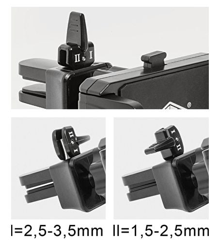 Wedo 60 06101, Mobiltelefon / smartphone, Passiv hållare, Bil, Svart