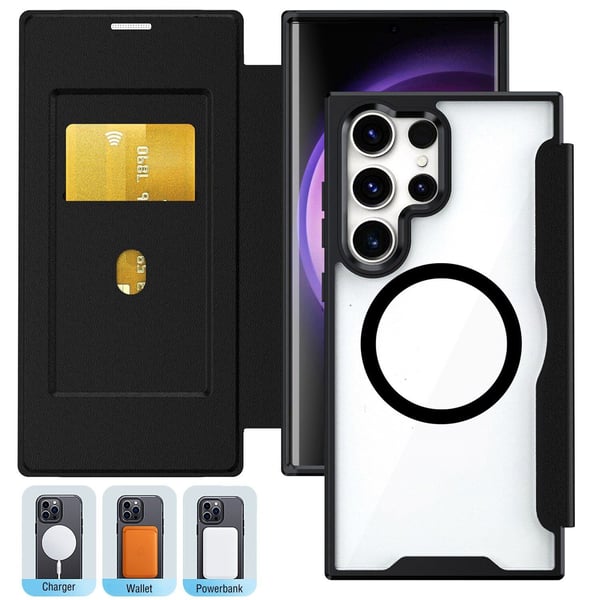 4smarts Urban Pro, Avattava kotelo, Samsung, Galaxy S26 Ultra, 17,5 cm (6.9"), musta
