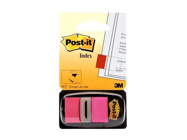 3M I680-21, Vaaleanpunainen, 25,4 mm, 43,2 mm, 50 kpl