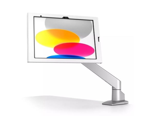 Compulocks iPad 10th-11th (A16) Gen Swell Enclosure Articulating Arm Mount White - Monteringssats (hölje, vridbar arm) - för surfplatta - vit - skä...