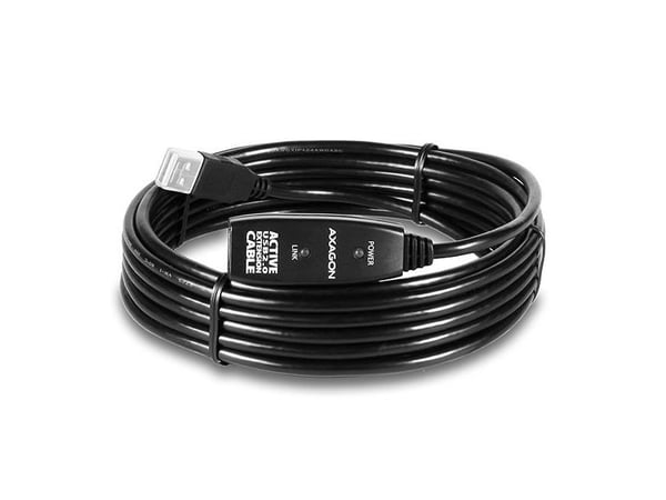 Axagon ADR-205, 5 m, USB A, USB A, USB 2.0, 0,48 Gbit/s, Svart