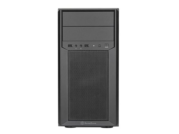 Silverstone FARA 313, torn, PC, svart, micro ATX, Mini-ITX, plast, stål, 15,6 cm