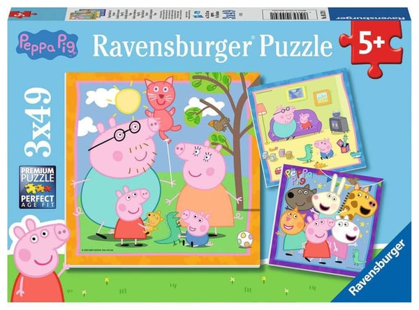 Ravensburger Peppa Pig 05579, 49 stykker, Tegneserier, 5 år