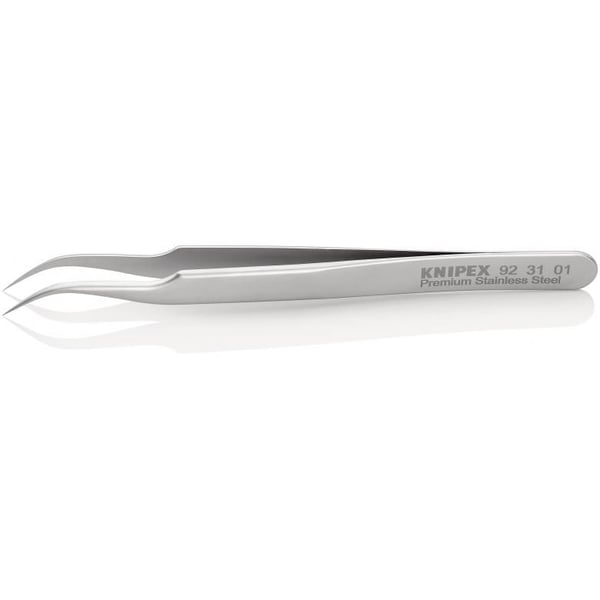 Knipex 92 31 01, Rostfritt stål, Rostfritt stål, Spetsig, Böjt, 14 g, 10 mm
