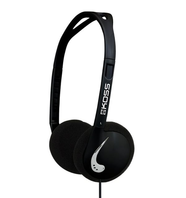 Koss KPH25, Kabel, 80 - 20000 hz, Musik, Hörlurar, Svart