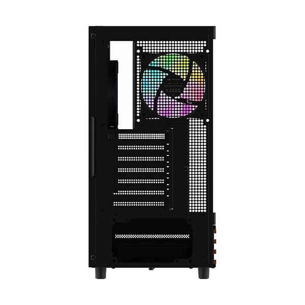 Thermaltake View 270 Plus WS ARGB - Mid tower - utökad ATX - genomskinlig sidopanel (härdat glas) - ingen strömförsörjning (PS2) - svart - USB/ljud