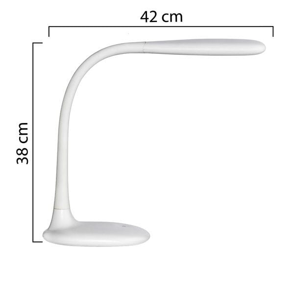 Unilux Lucy, Hvit, Metall, Plast, Hjemme kontor, Kontor, 6 W, LED, 3200 K