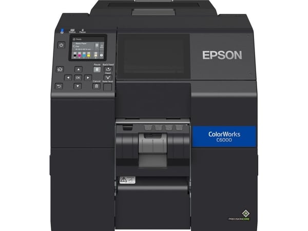 Epson ColorWorks CW-C6000Pe - tarratulostin - väri - mustesuihkutulostin - rulla (11,2 cm) - 1200 x 1200 dpi - jopa 119 mm/s (mono) / jopa 119 mm/s...