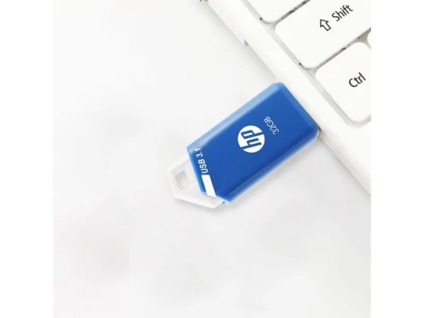 HP x755w Triple Pack, 32 GB, USB Type-A, 3.2 Gen 1 (3.1 Gen 1), 75 MB/s, Skyving, Blå, Hvit