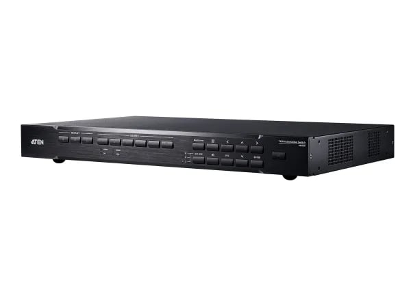 ATEN VP2730 7 x 3 Seamless Presentation Matrix Switch with Scaler, Streaming, Audio Mixer, and HDBaseT - Video-/ljudomkopplare - Administrerad - sk...
