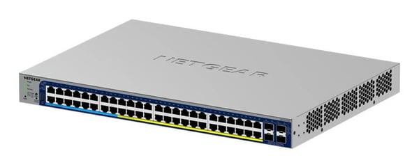 NETGEAR Smart GS752TXUP - V3 - kytkin - L3 Lite - älykäs - 48 x 10/100/1000 (PoE++) + 4 x 10 Gigabit SFP+ - pöytä, telineasennettava - PoE++