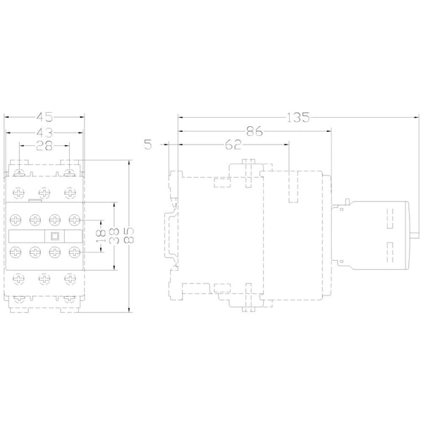 Siemens 3RH1921-1XA22-0MA0 Apukosketinlohko 1 kpl